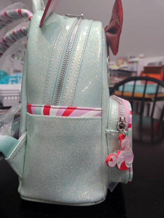 Disney Lougefly Minnie Mouse Peppermint Ornament Backpack NWT main image 9